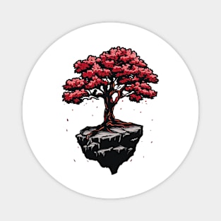 Single Cherry Tree | Japanese Classic Art Magnet